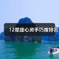12星座心灵手巧度排名（图1）