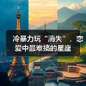 冷暴力玩“消失”，恋爱中最难搞的星座（图4）