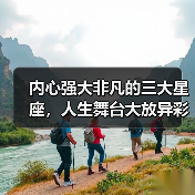 内心强大非凡的三大星座，人生舞台大放异彩（图1）