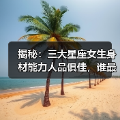 揭秘：三大星座女生身材能力人品俱佳，谁最全能？（图3）