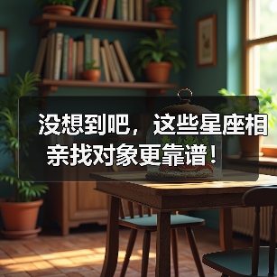没想到吧，这些星座相亲找对象更靠谱！（图4）