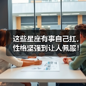 这些星座有事自己扛，性格坚强到让人佩服！（图1）