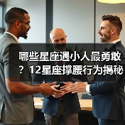 哪些星座遇小人最勇敢？12星座撑腰行为揭秘（图4）