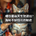 哪些星座天生财运旺？揭秘不缺钱花的秘密（图1）