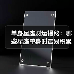 单身星座财运揭秘：哪些星座单身时最易积累财富（图1）