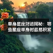 单身星座财运揭秘：哪些星座单身时最易积累财富（图4）