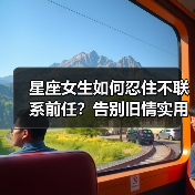 星座女生如何忍住不联系前任？告别旧情实用技巧（图1）