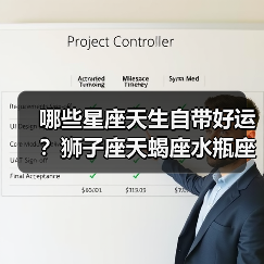 哪些星座天生自带好运？狮子座天蝎座水瓶座顺风顺水全解析（图3）