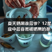 夏天晒黑谁最惨？12星座中最容易被晒黑的是哪个？（图4）