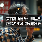 夏日露肉榜单：哪些星座最迫不及待展露好身材？（图3）