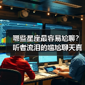 哪些星座最容易尬聊？听者流泪的尴尬聊天真相（图1）