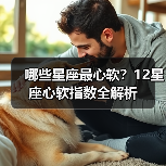 哪些星座最心软?12星座心软指数全解析(图1) 哪些星座最心软?12星座心软指数全解析(图1)