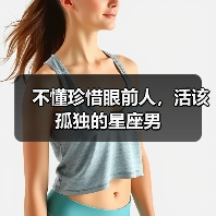 不懂珍惜眼前人,活该孤独的星座男(图1) 不懂珍惜眼前人,活该孤独的星座男(图1)
