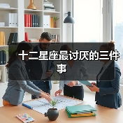 十二星座最讨厌的三件事(图3) 十二星座最讨厌的三件事(图3)