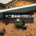 十二星座最讨厌的三件事(图1) 十二星座最讨厌的三件事(图1)