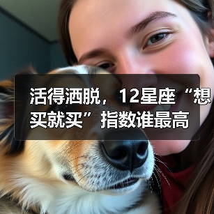 活得洒脱,12星座“想买就买”指数谁最高(图1) 活得洒脱,12星座“想买就买”指数谁最高(图1)