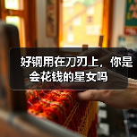 好钢用在刀刃上,你是会花钱的星女吗(图3) 好钢用在刀刃上,你是会花钱的星女吗(图3)