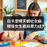 白羊摩羯天蝎处女座：哪些女生最具潜力成为钻石优质女（图2）