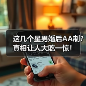这几个星男婚后AA制？真相让人大吃一惊！（图1）