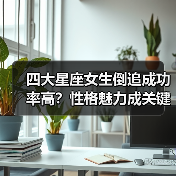 四大星座女生倒追成功率高?性格魅力成关键(图1) 四大星座女生倒追成功率高?性格魅力成关键(图1)