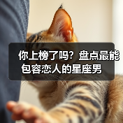 你上榜了吗?盘点最能包容恋人的星座男(图1) 你上榜了吗?盘点最能包容恋人的星座男(图1)
