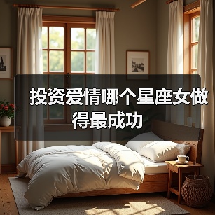 投资爱情哪个星座女做得最成功(图1) 投资爱情哪个星座女做得最成功(图1)