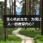 无心机的女生：为何让人一眼看穿内心？（图4）