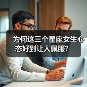 为何这三个星座女生心态好到让人佩服？（图1）