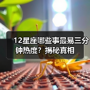 12星座哪些事最易三分钟热度?揭秘真相(图1) 12星座哪些事最易三分钟热度?揭秘真相(图1)
