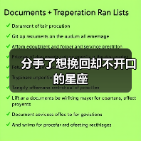 分手了想挽回却不开口的星座(图1) 分手了想挽回却不开口的星座(图1)