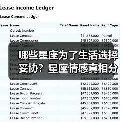 哪些星座为了生活选择妥协?星座情感真相分析(图2) 哪些星座为了生活选择妥协?星座情感真相分析(图2)