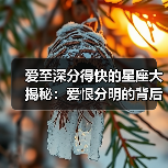 爱至深分得快的星座大揭秘:爱恨分明的背后(图2) 爱至深分得快的星座大揭秘:爱恨分明的背后(图2)