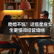 晚婚不慌!这些星座女生更懂得经营婚姻(图3) 晚婚不慌!这些星座女生更懂得经营婚姻(图3)
