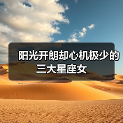 阳光开朗却心机极少的三大星座女（图2）
