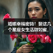 婚姻幸福密码！娶这几个星座女生活甜如蜜，日子越过越红火（图2）