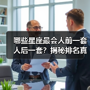 哪些星座最会人前一套人后一套？揭秘排名真相（图2）