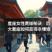 星座女性高嫁秘诀：四大星座如何赢得幸福婚姻（图1）