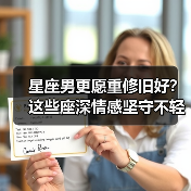星座男更愿重修旧好？这些座深情感坚守不轻易放弃（图4）