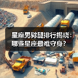 星座男劈腿排行揭晓：哪些星座最难守身？（图1）