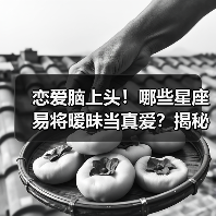 恋爱脑上头！哪些星座易将暧昧当真爱？揭秘三大星座（图1）