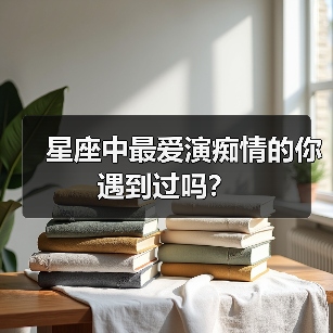 星座中最爱演痴情的你遇到过吗？（图2）