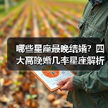 哪些星座最晚结婚？四大高晚婚几率星座解析（图1）