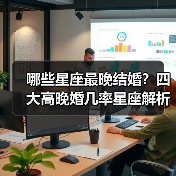 哪些星座最晚结婚？四大高晚婚几率星座解析（图4）