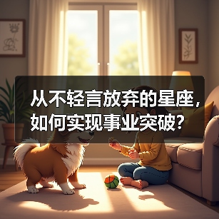 从不轻言放弃的星座，如何实现事业突破？（图4）
