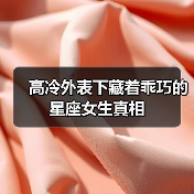 高冷外表下藏着乖巧的星座女生真相（图2）