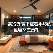 高冷外表下藏着乖巧的星座女生真相（图1）