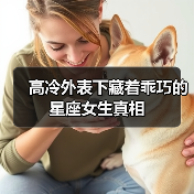 高冷外表下藏着乖巧的星座女生真相（图4）