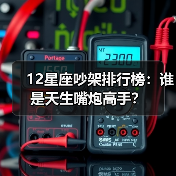 12星座吵架排行榜：谁是天生嘴炮高手？（图1）