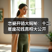 恋爱开销大揭秘：十二星座花钱真相大公开（图1）