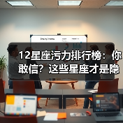 12星座污力排行榜：你敢信？这些星座才是隐藏高手！（图3）